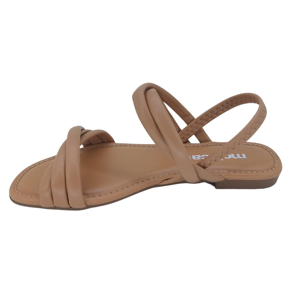 Sandália Rasteira Moleca 5435542 - Feminino Nude 3