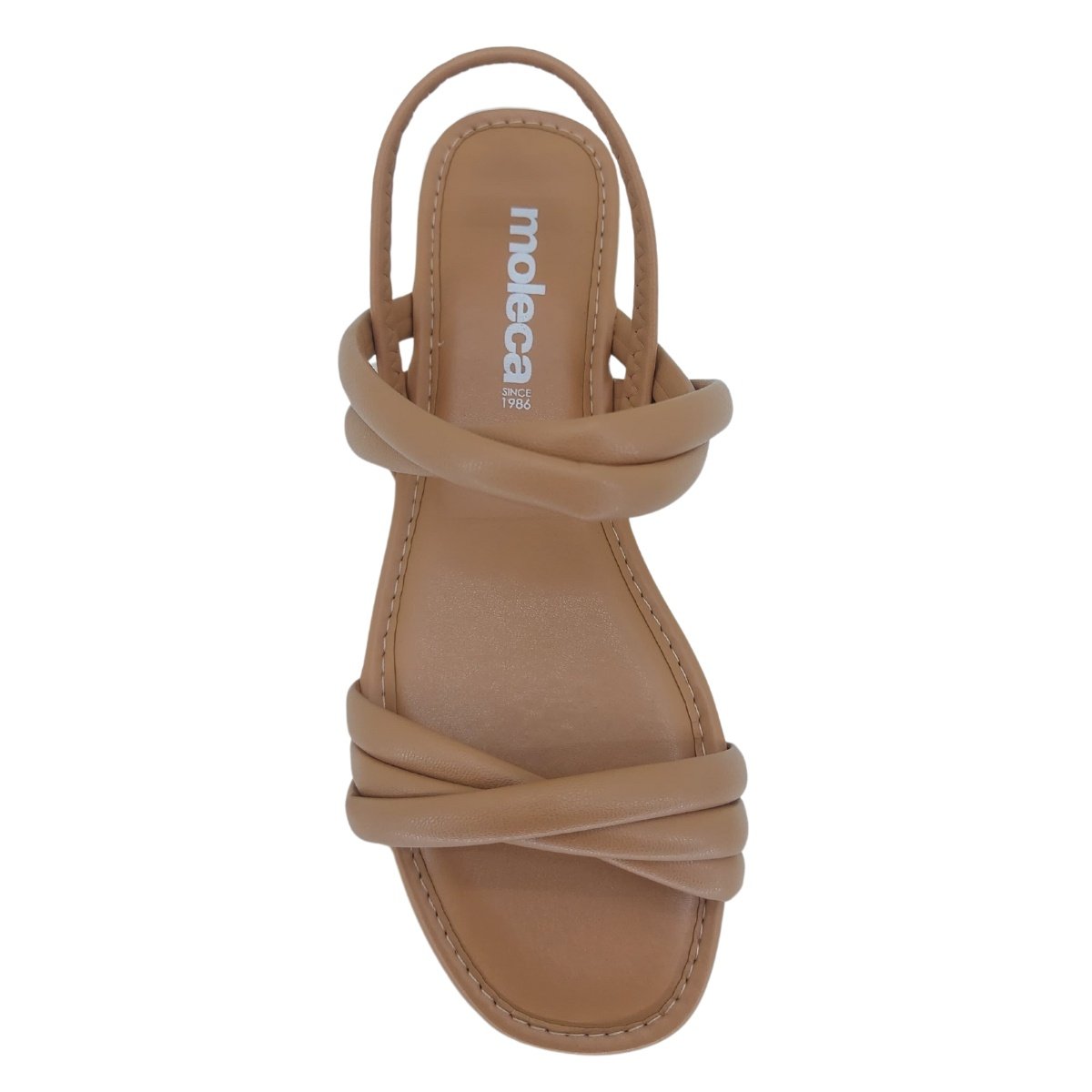 Sandália Rasteira Moleca 5435542 - Feminino Nude 5