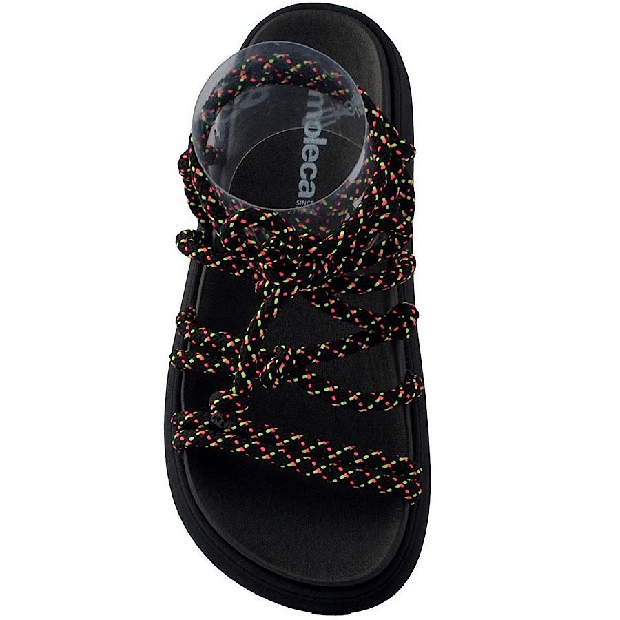 Sandália Moleca Flatform 5469111 - Feminina Preto 4