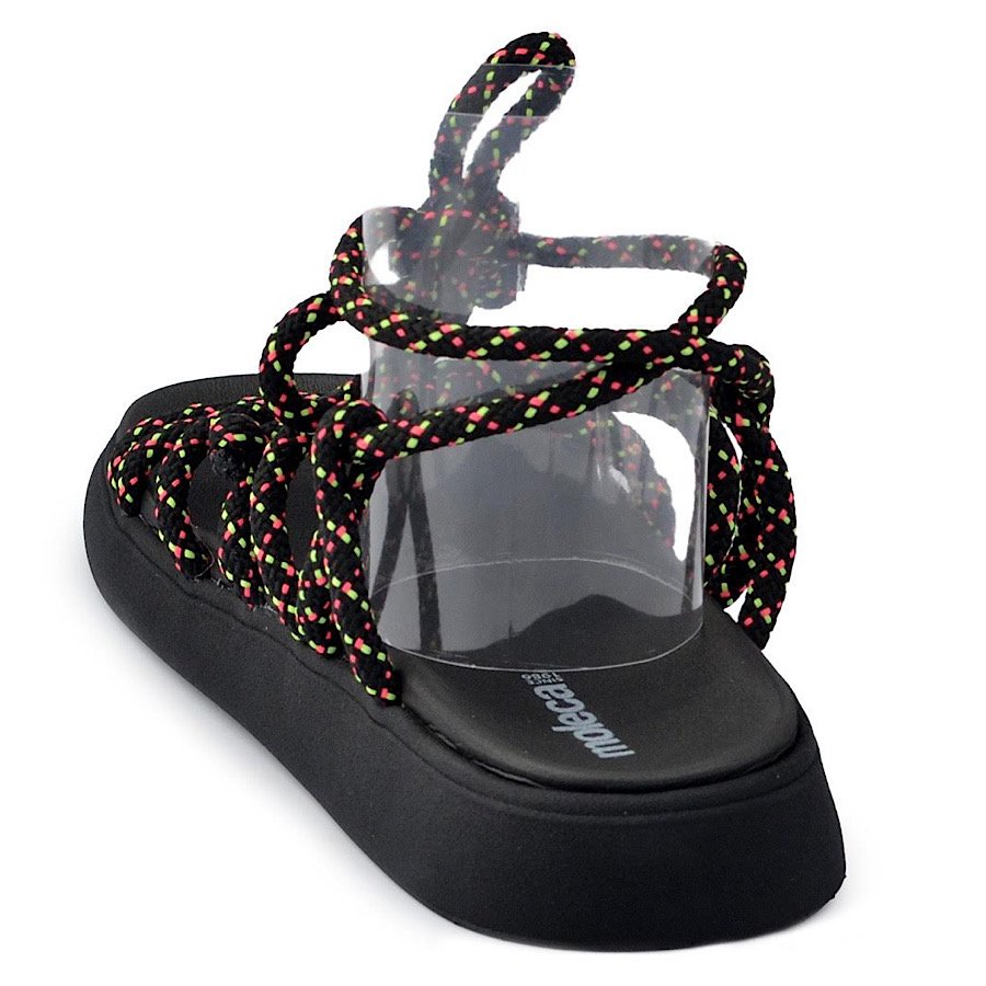 Sandália Moleca Flatform 5469111 - Feminina Preto 5