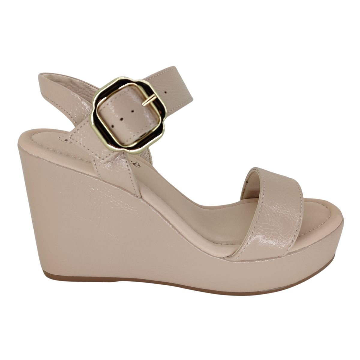 Sandália Bebecê Anabela 2913461 - Feminino Nude 2