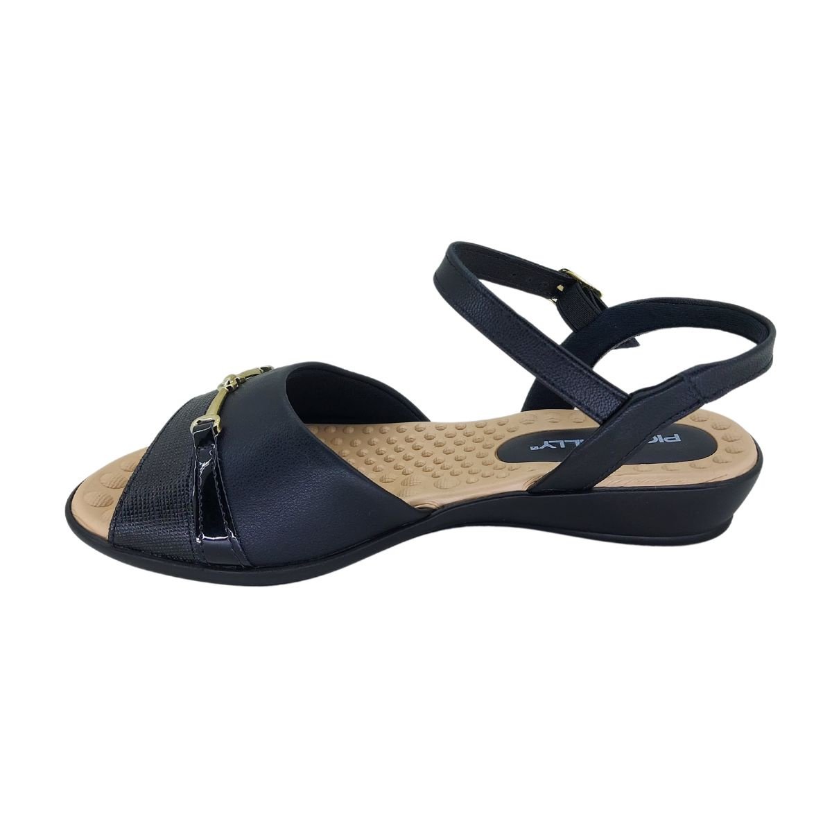 Sandália Piccadilly Joanete Ortopédica 500379 - Feminino Preto 3
