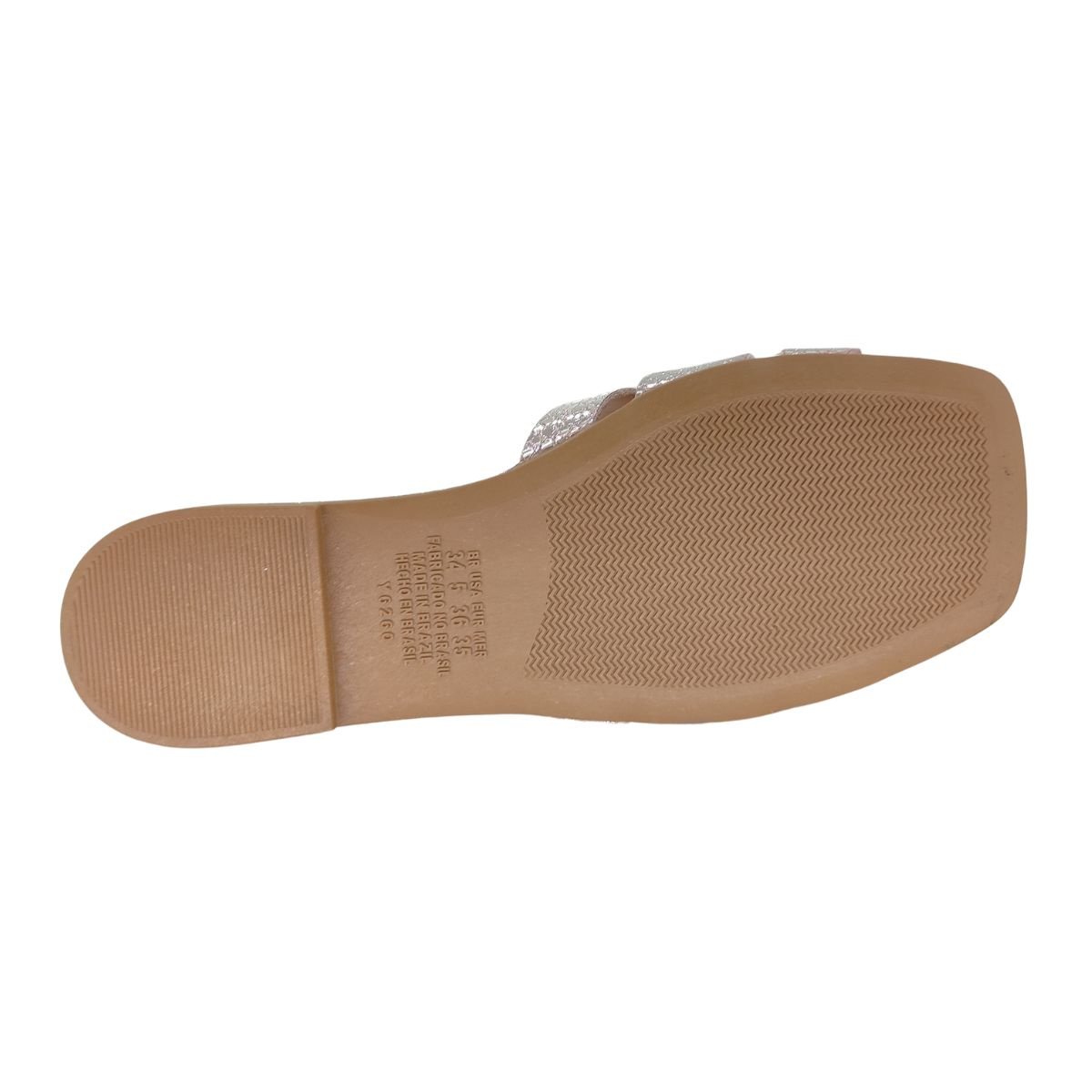Sandália Rasteira Dakota Y8041 - Feminino Prata 5