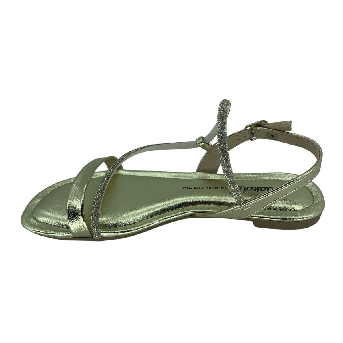 Sandália Sand Dakota 7923 - Feminino Dourado 4