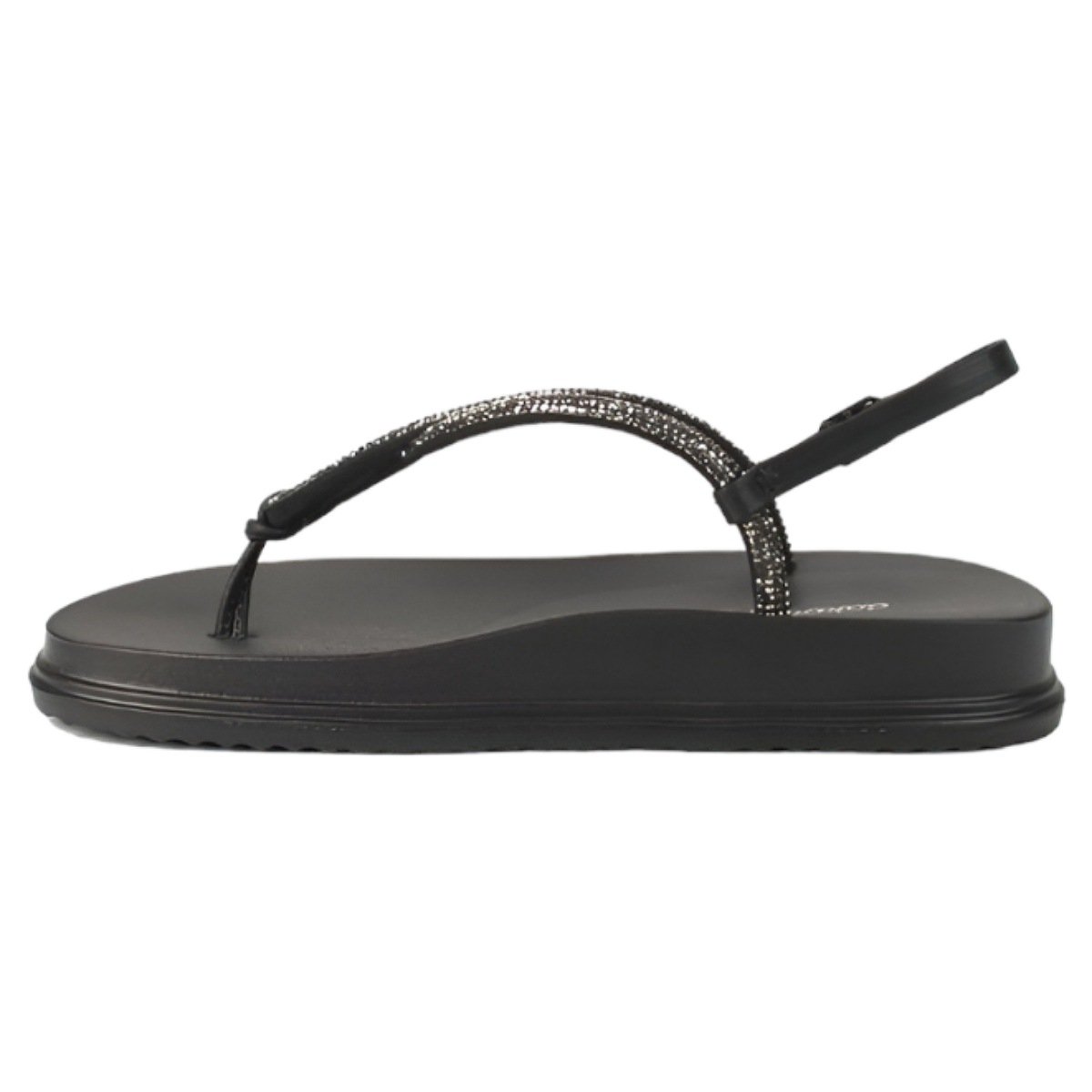 Sandália Dakota Flatform Com Strass 6241 Preto 2