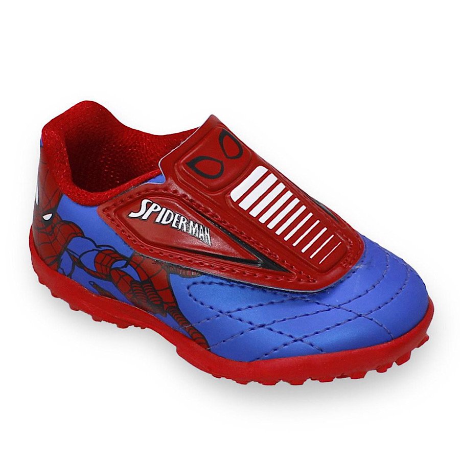 Chuteira Society Personagens 4028 - Infantil Azul/Vermelho 1