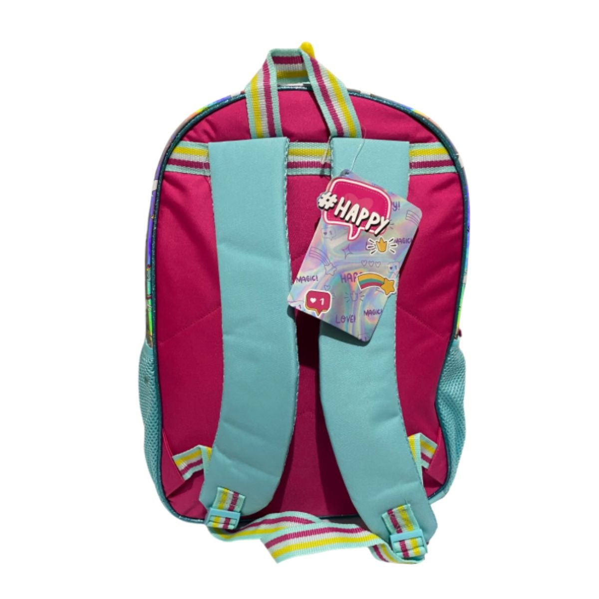 Mochila Clio Hológrafica Unicornio 23118 Verde 3