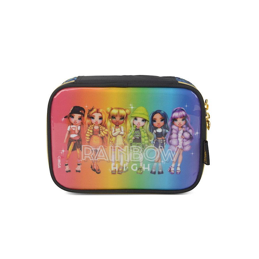 Kit Mochila de Rodinha Luxcel Rainbom High    37592 Multicores 5