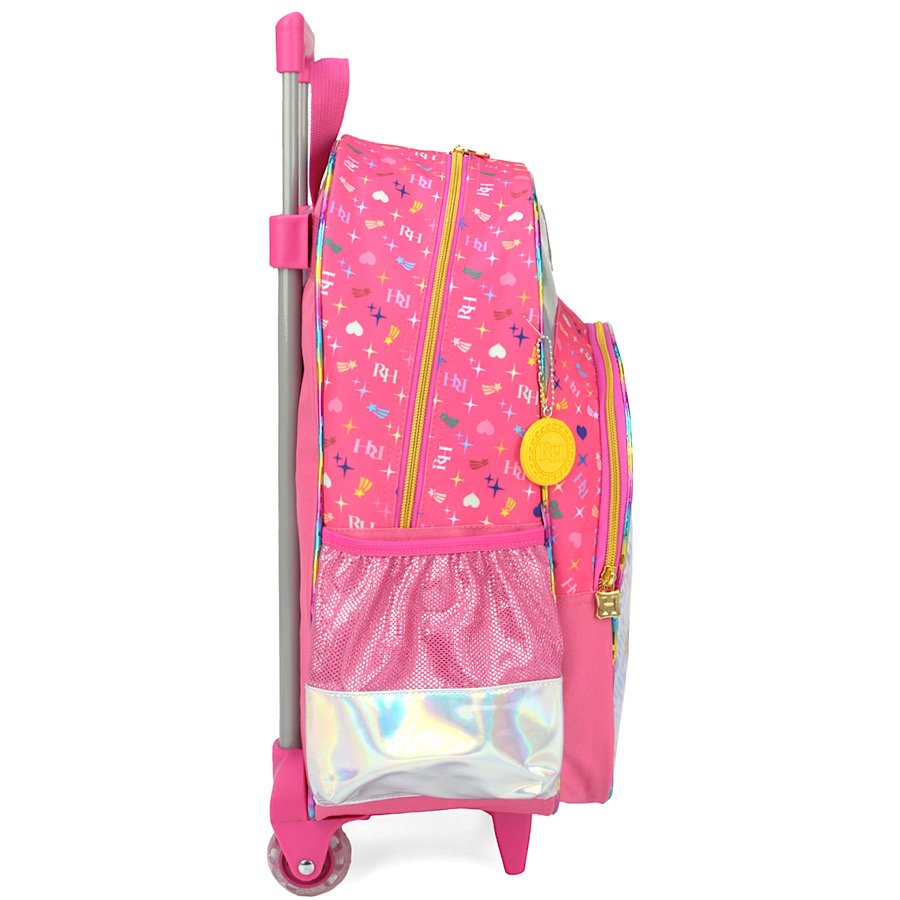 Kit Mochila de Rodinha Luxcel Rainbom High    37592 Rosa 3