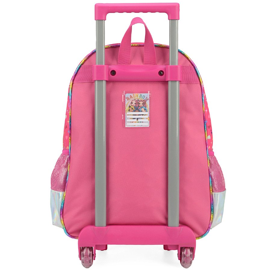 Kit Mochila de Rodinha Luxcel Rainbom High    37592 Rosa 4