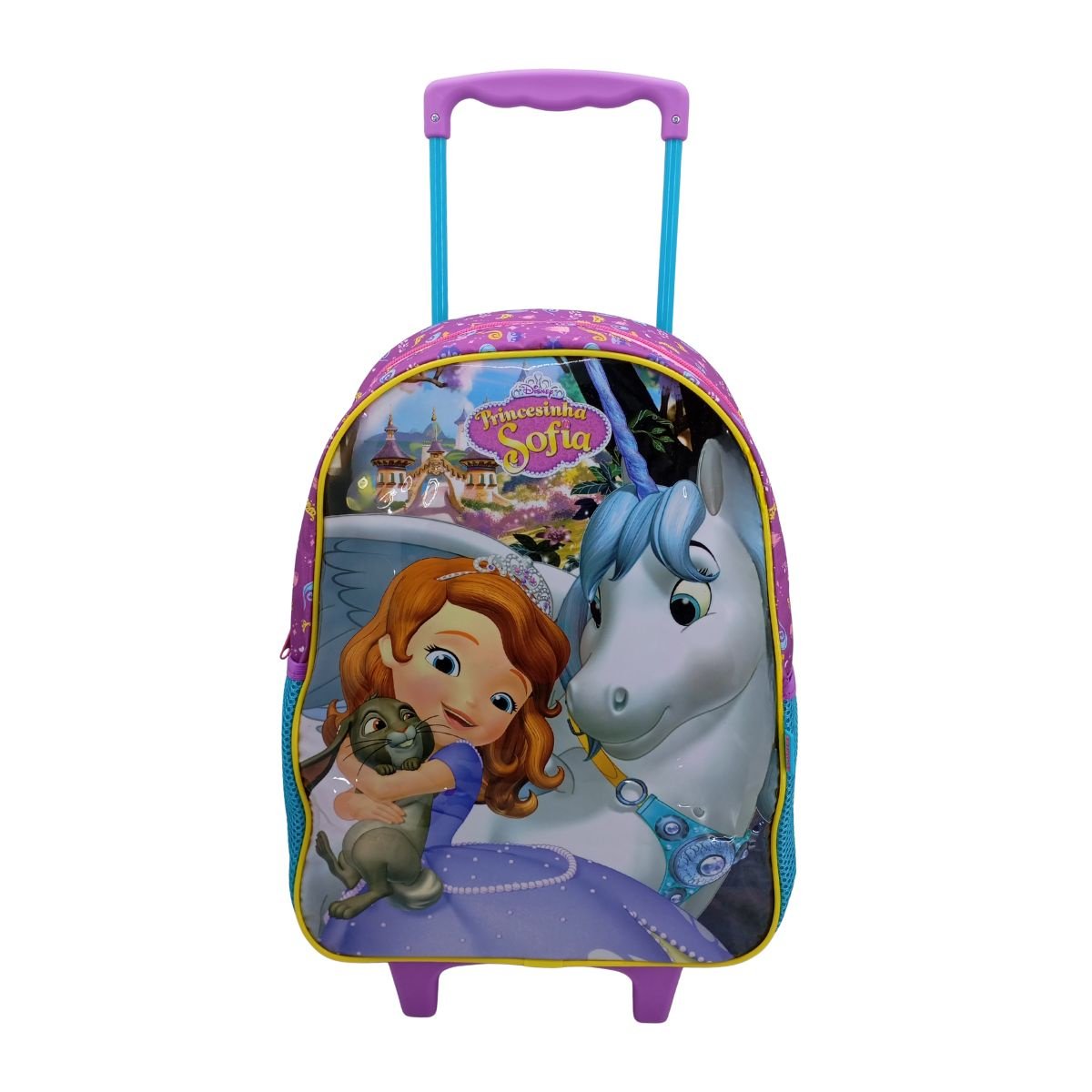 Kit Mochila Rodinha Xeryus 16 Princesa Sofia 11540 Roxo 2