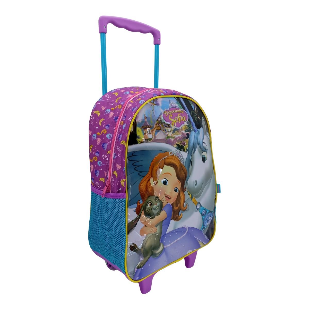 Kit Mochila Rodinha Xeryus 16 Princesa Sofia 11540 Roxo 3