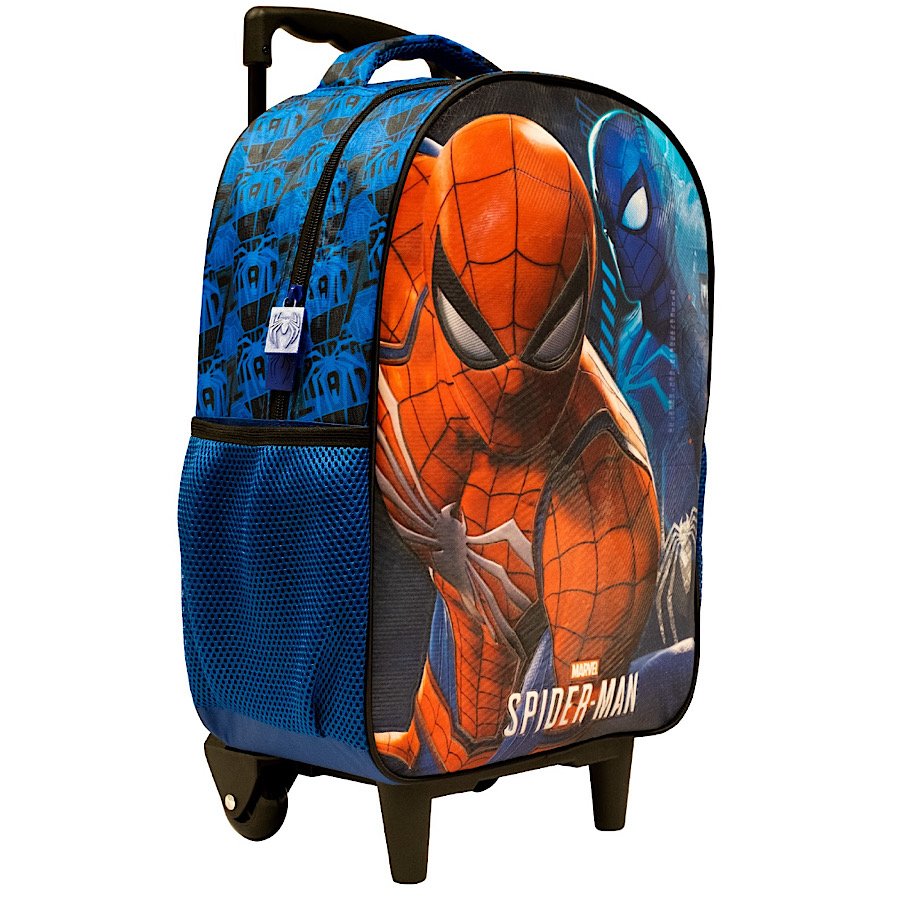 Kit Mochila de Rodinha Xeryus 16Y Spider-Man 10690 Azul 3