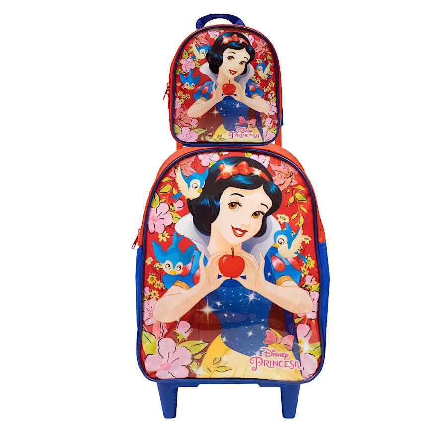 Kit Mochila de Rodinha Xeryus 14 Princesa X1 1106