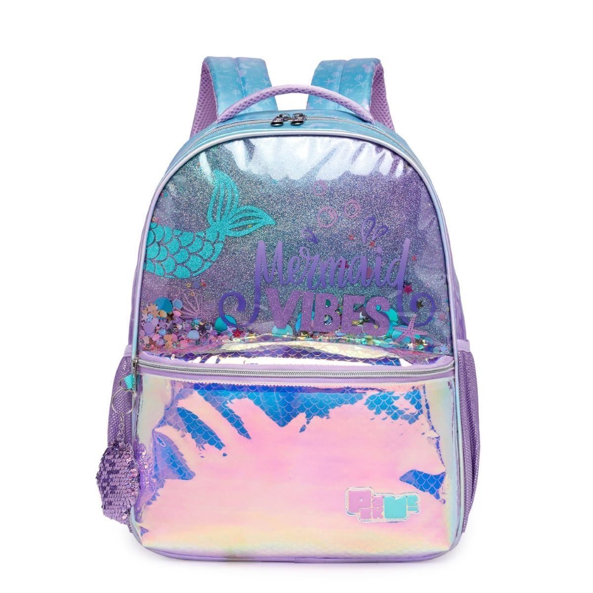 Kit Mochila + Lancheira Pacific Sereia 998AL04 Lilás 2