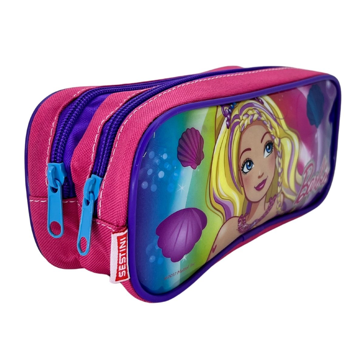 Estojo Escolar Sestini Personagens Rosa 2