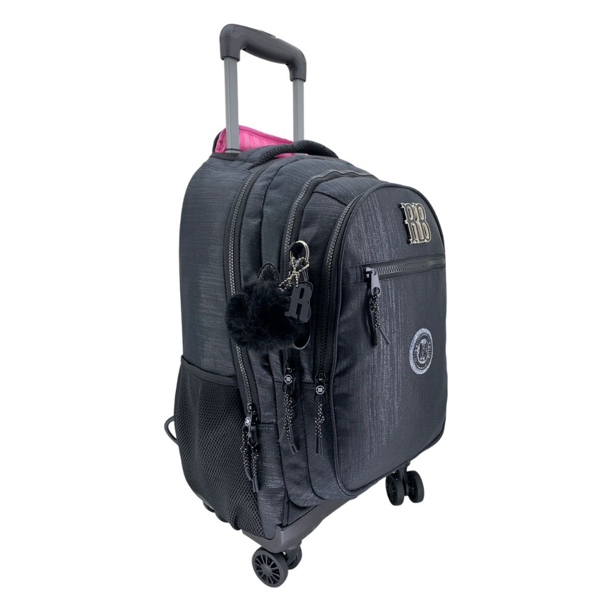 Mochila De Rodinha Giratória 360 Graus Rebecca Bonbon 24529 Preto 2