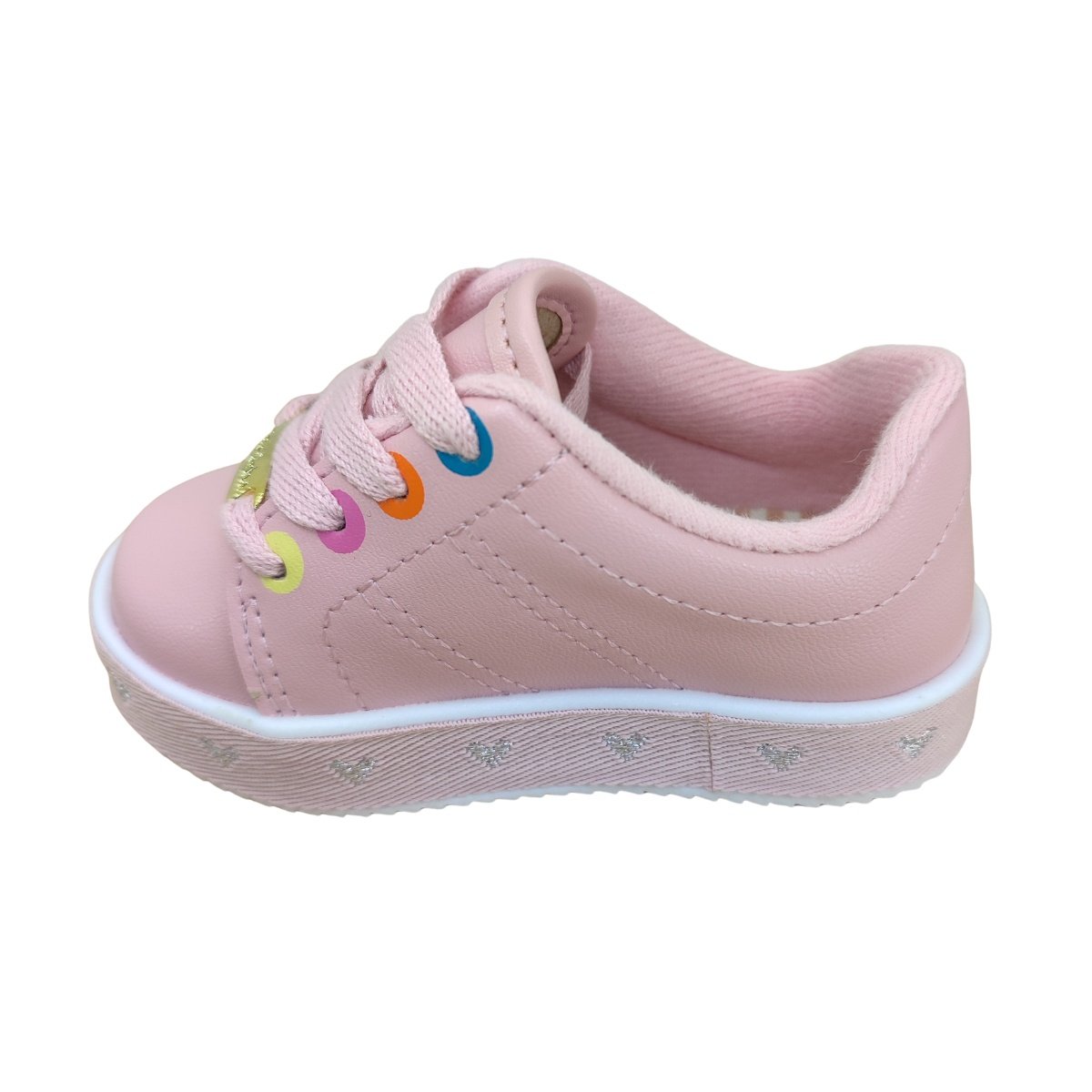 Tênis Molekinha Napa Turim Coração 2131612 - Infantil Rosa 4