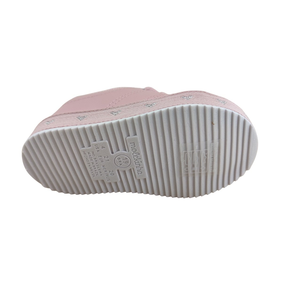 Tênis Molekinha Napa Turim Coração 2131612 - Infantil Rosa 5