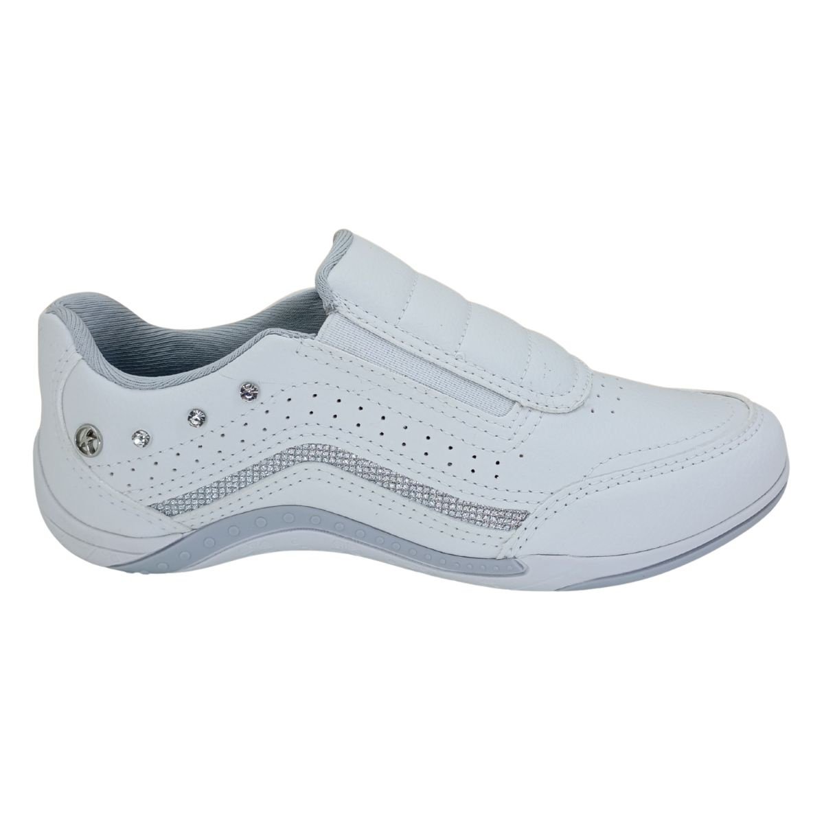 Tênis Kolosh Calce Fácil C1283B - Feminino Branco 2
