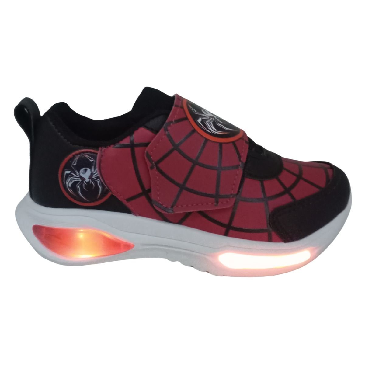 Tênis Minipè Aranha Led MP2534 - Juvenil Vermelho 2