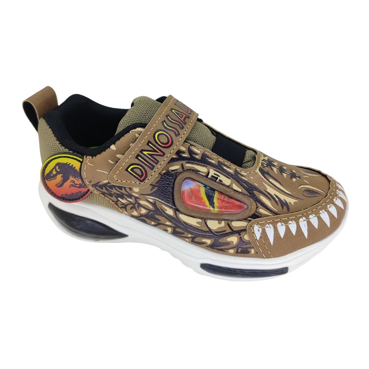 Tênis Minipé Dinossauro Led MP2522 - Juvenil