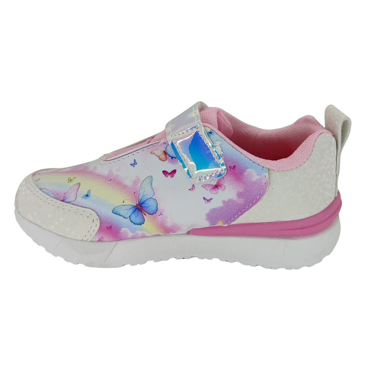 Tênis Minipé Borboleta Led MP2539C - Juvenil Branco 3