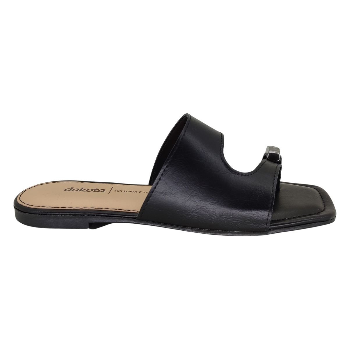 Sandália Slide Dakota Y9932 - Feminino Preto 2