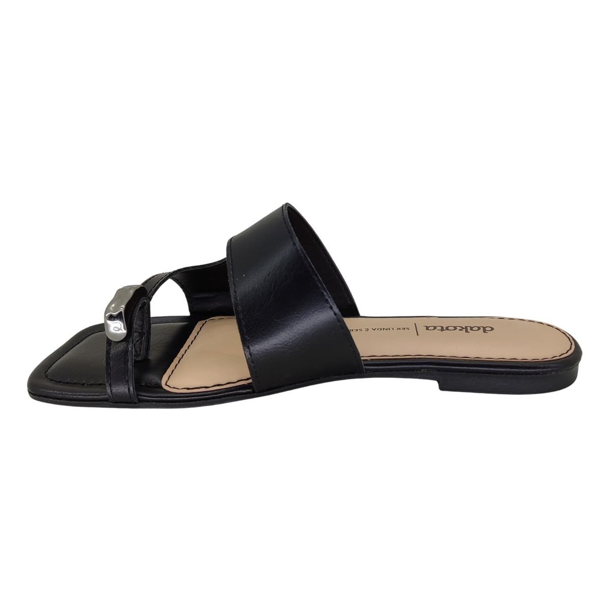 Sandália Slide Dakota Y9932 - Feminino Preto 3