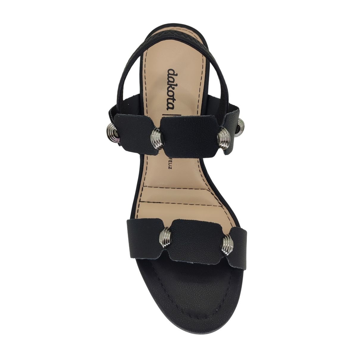 Sandália Dakota Salto Bloco Y8762 - Feminino Preto 4