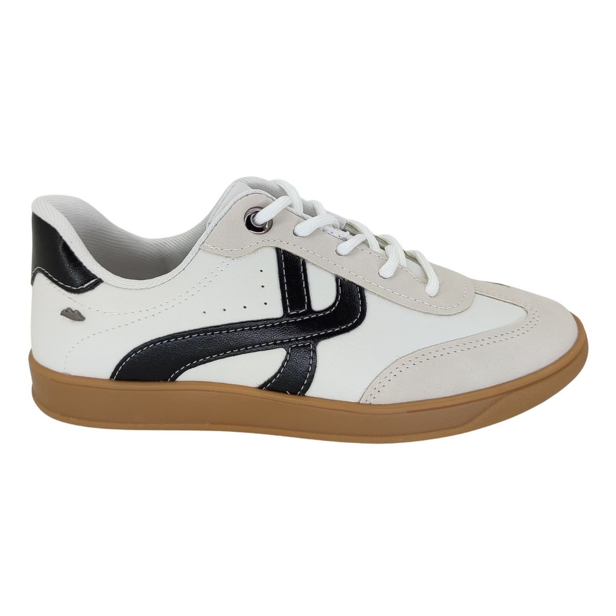 Tênis Dakota Casual D0841 - Feminino Branco/Preto 2