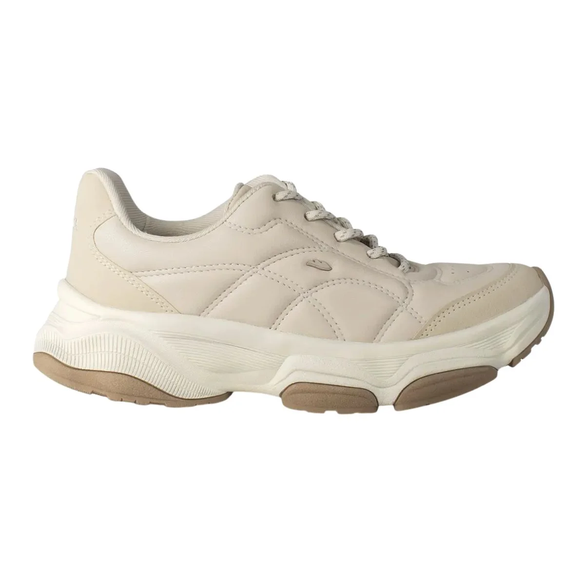 Tênis Dakota Dad Sneaker Casual D0732 - Feminino Bege 2