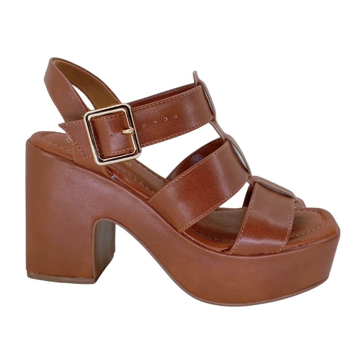 Sandália Bebecê Meia Pata T5119054 - Feminino Marrom 2