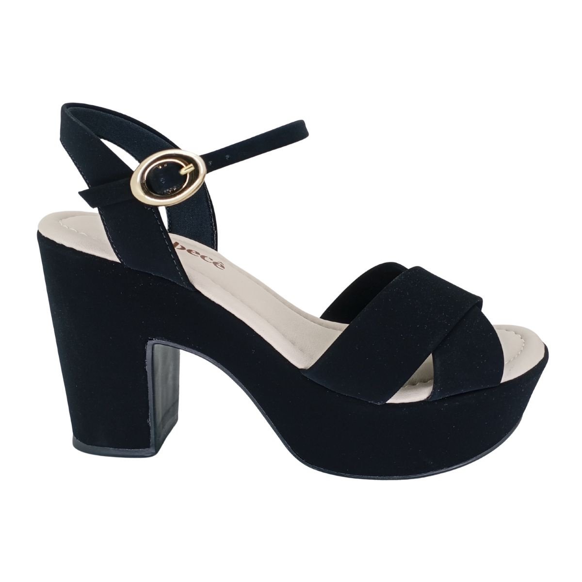 Sandália Bebecê Meia Pata T5118162 - Feminino Preto 2