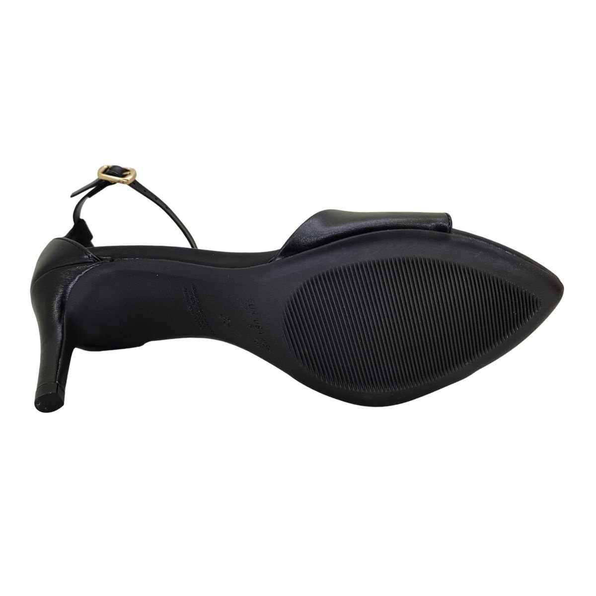 Sandália Bebecê Salto Baixo Fino T6032105 - Feminino Preto 5