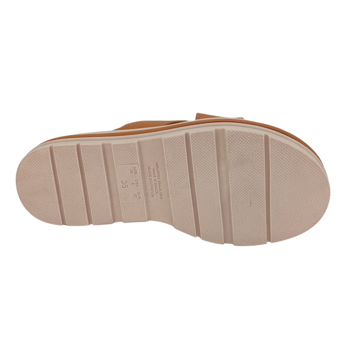 Sandália Bebecê Plataforma T2230216 - Feminino Marrom 6