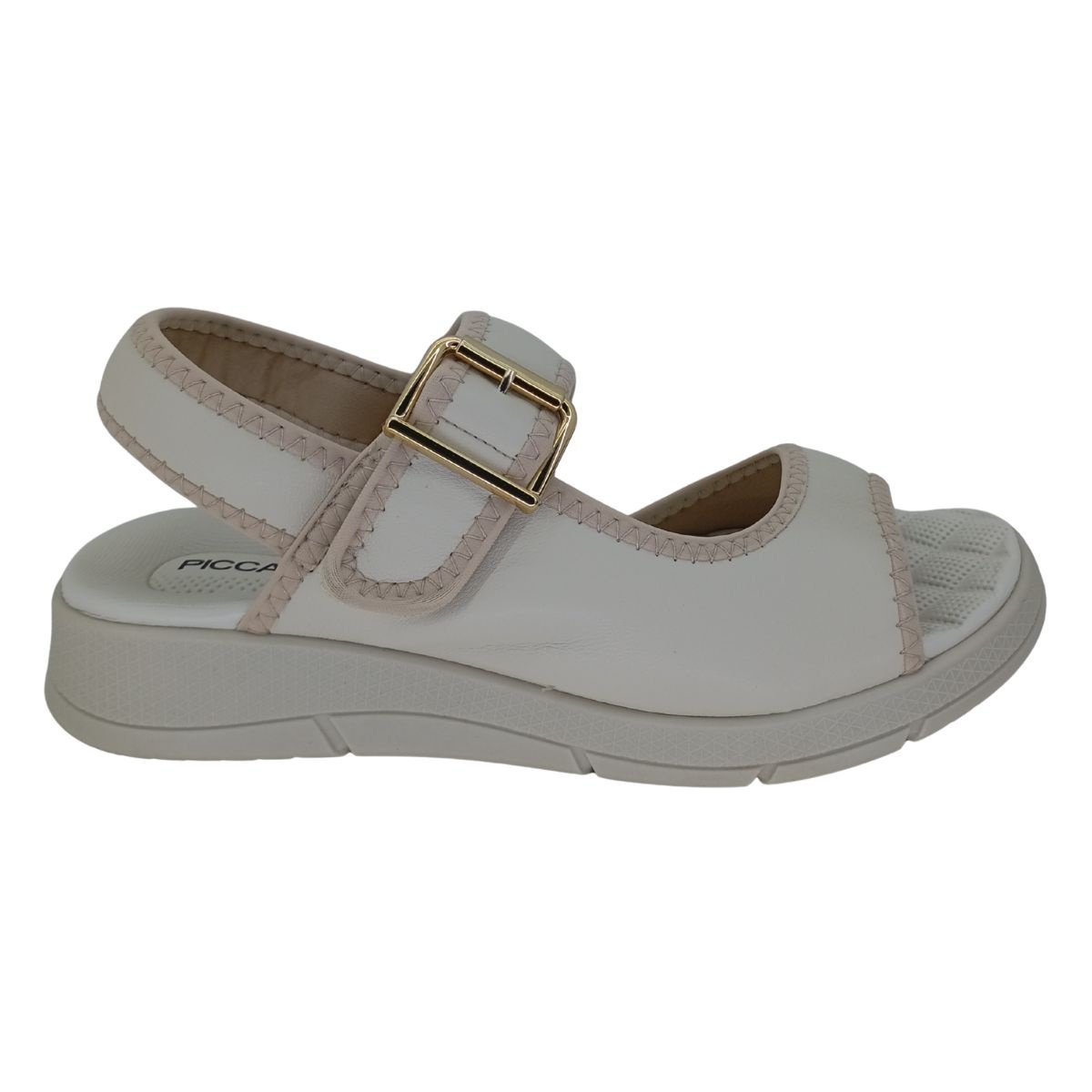 Sandália Papete Piccadilly 571019 - Feminino Bege 2