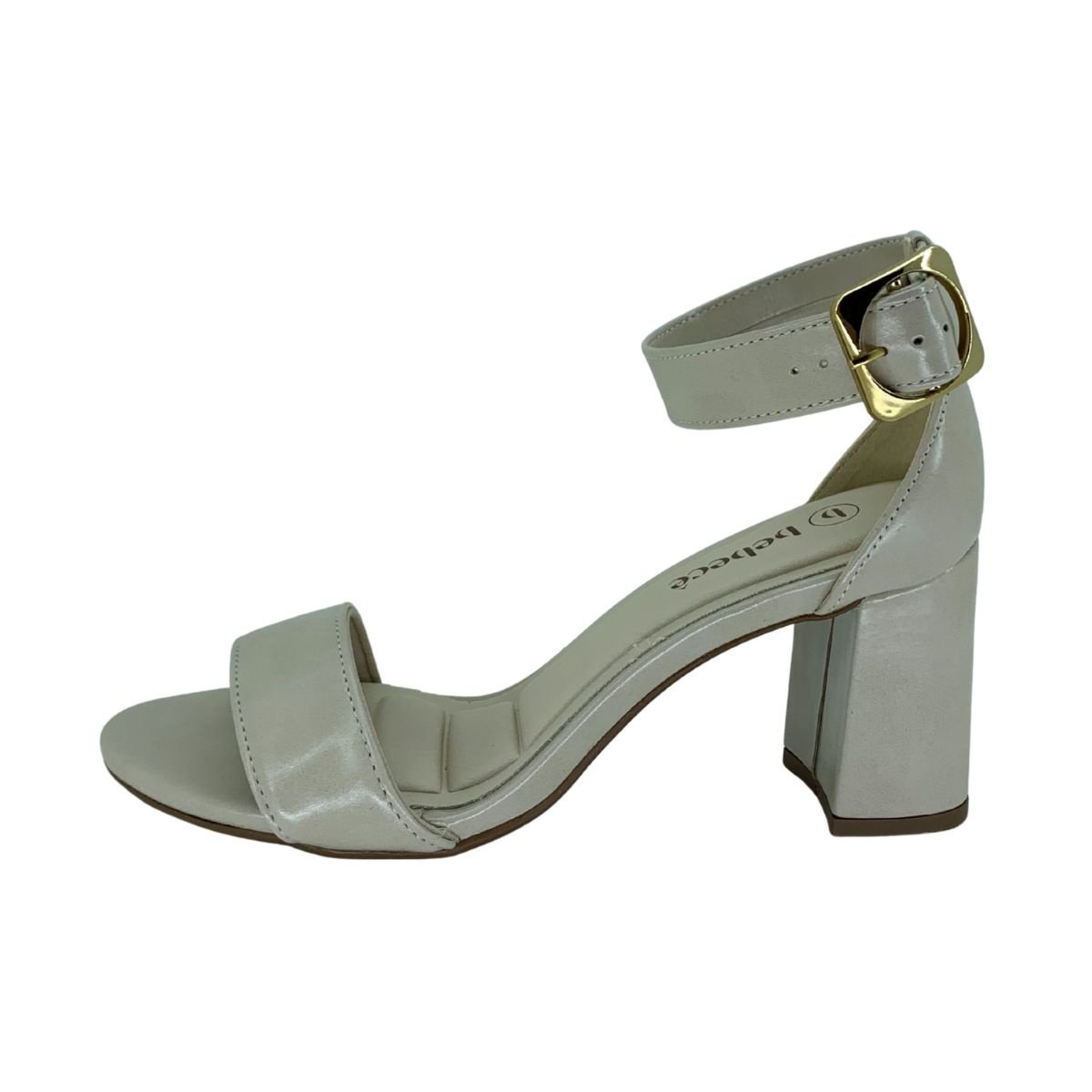 Sandália Napa Bebecê T6059500 - Feminino Branco 3