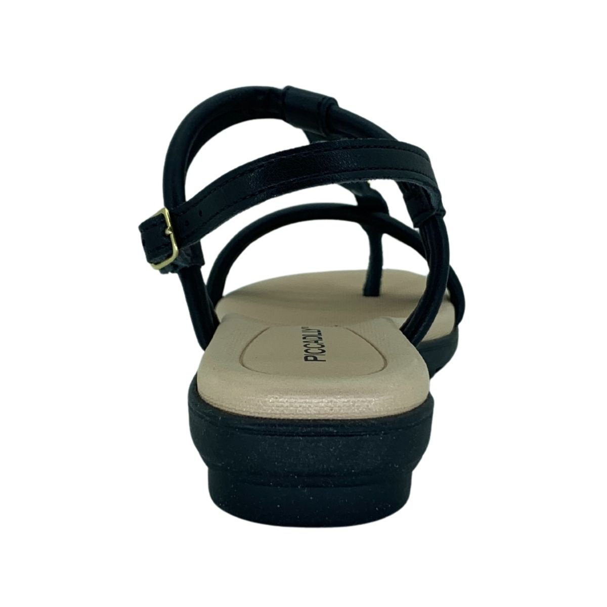 Sandália Piccadilly Napa Stretch Soft 523002 - Feminino Preto 5