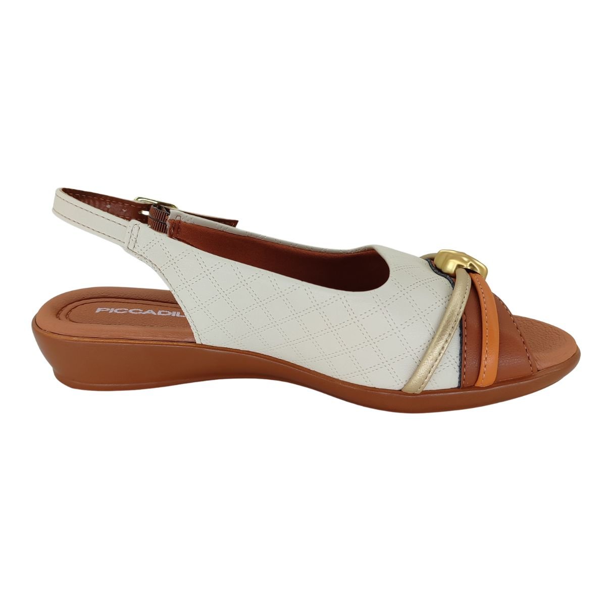 Sandália Piccadilly Wide Fit 500408 - Feminino