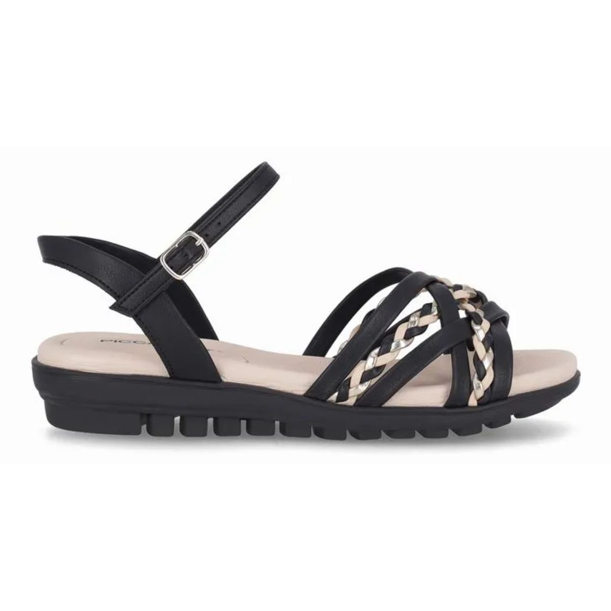 Sandália Wide Fit Piccadilly 523007 - Feminino