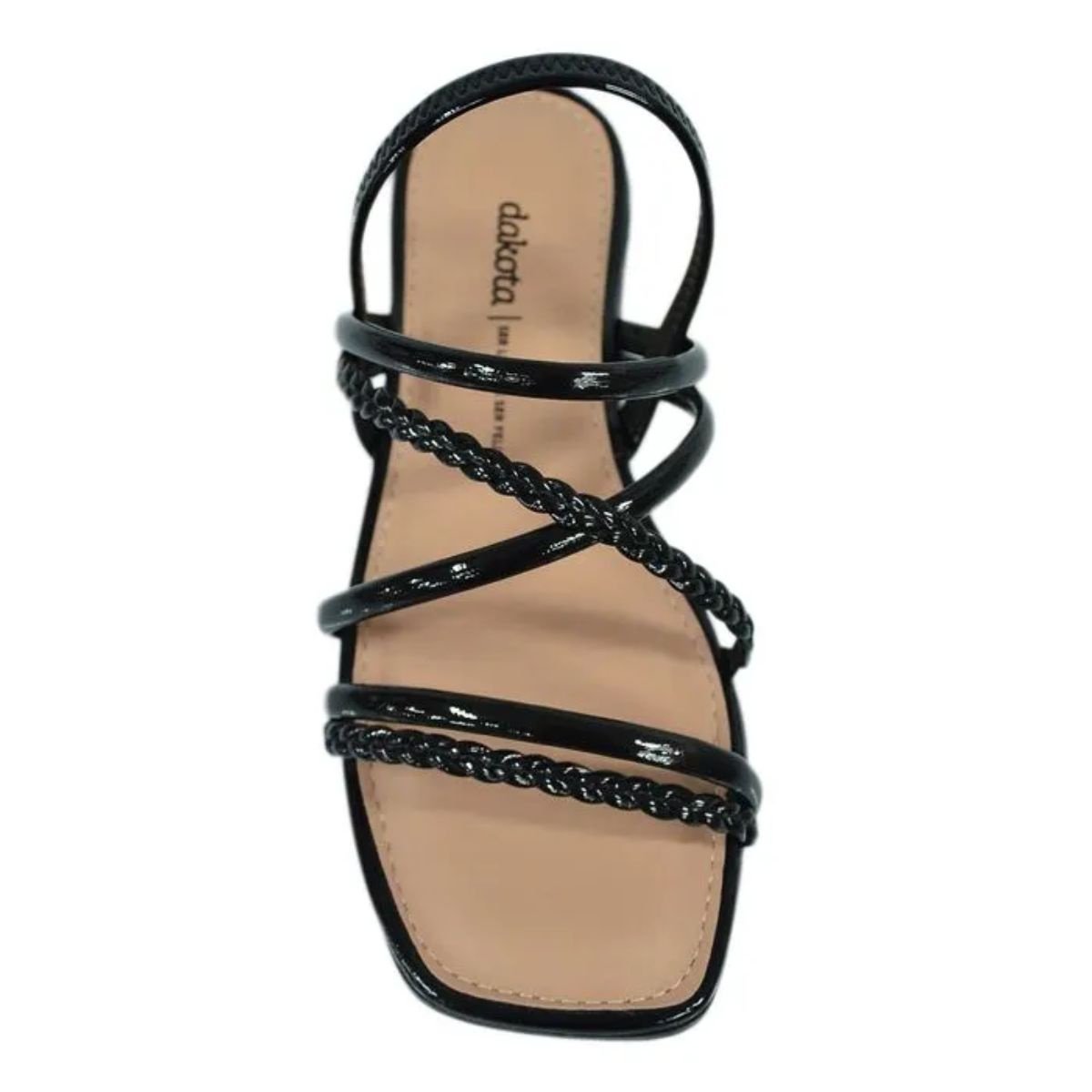 Sandália Dakota Rasteira Y9352 - Feminino Preto 2