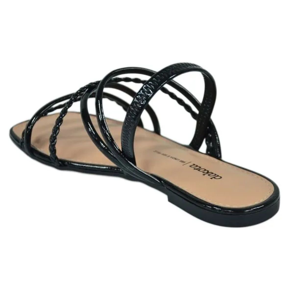 Sandália Dakota Rasteira Y9352 - Feminino Preto 3