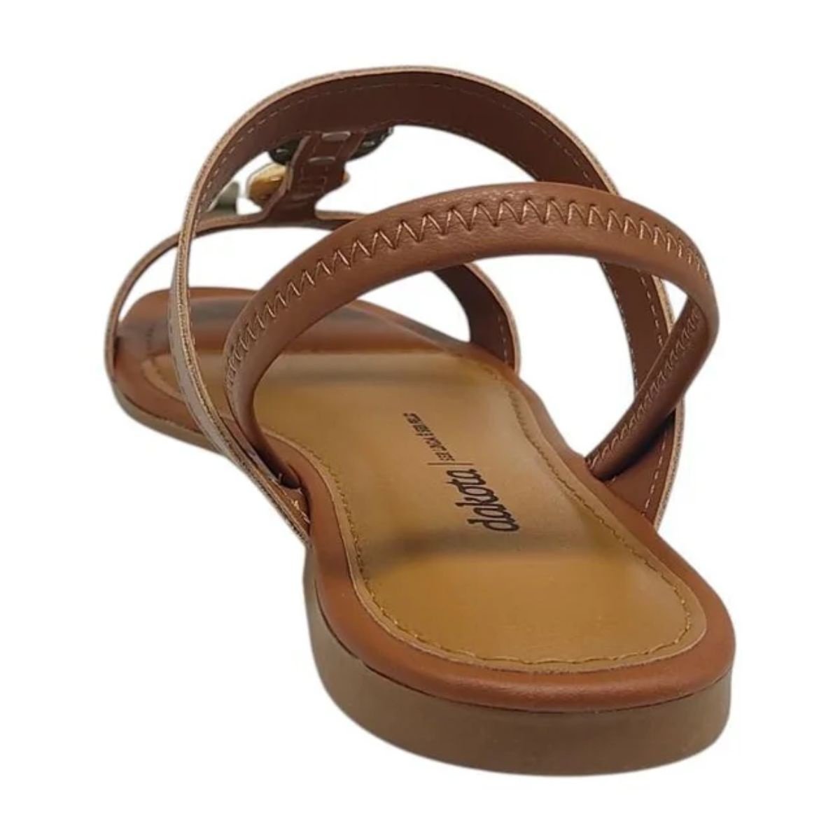 Sandália Dakota Rasteira Y9611 - Feminino Marrom 4