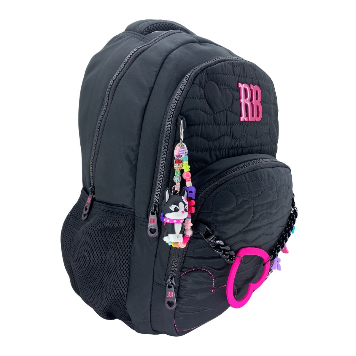 Mochila Rebecca Bonbon Matelassê "17" Polegadas 27010 Preto 2