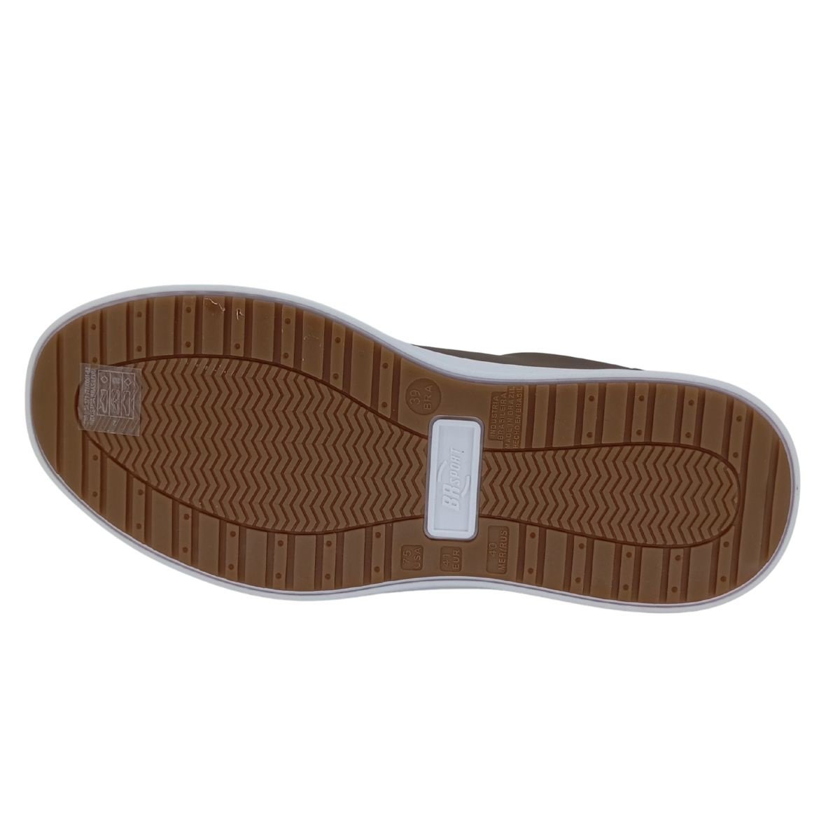 Tênis BrSport Casual Napa Monaco 2270109 - Masculino Marrom 5