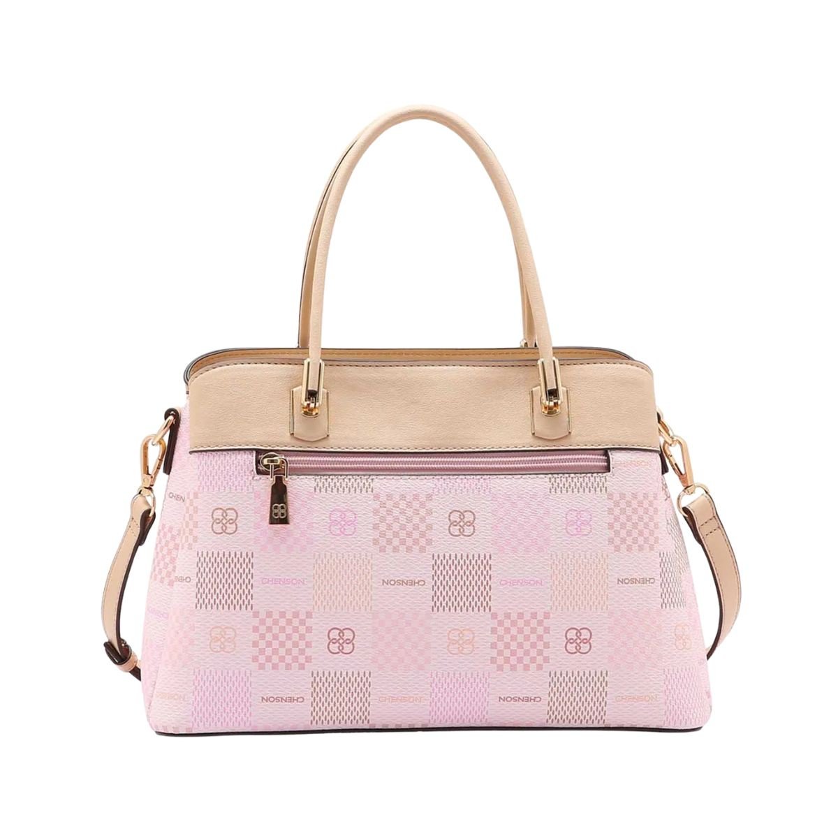 Bolsa Chenson Elemento Gráfico Mão CG85095 - Feminino Rosa 3
