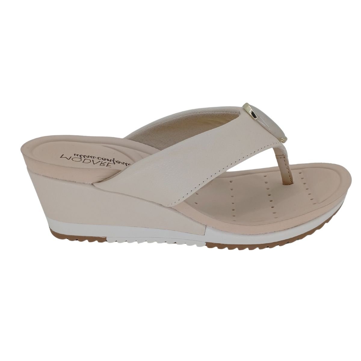 Tamanco Modare Napa Pedraria 7123162 Branco 2