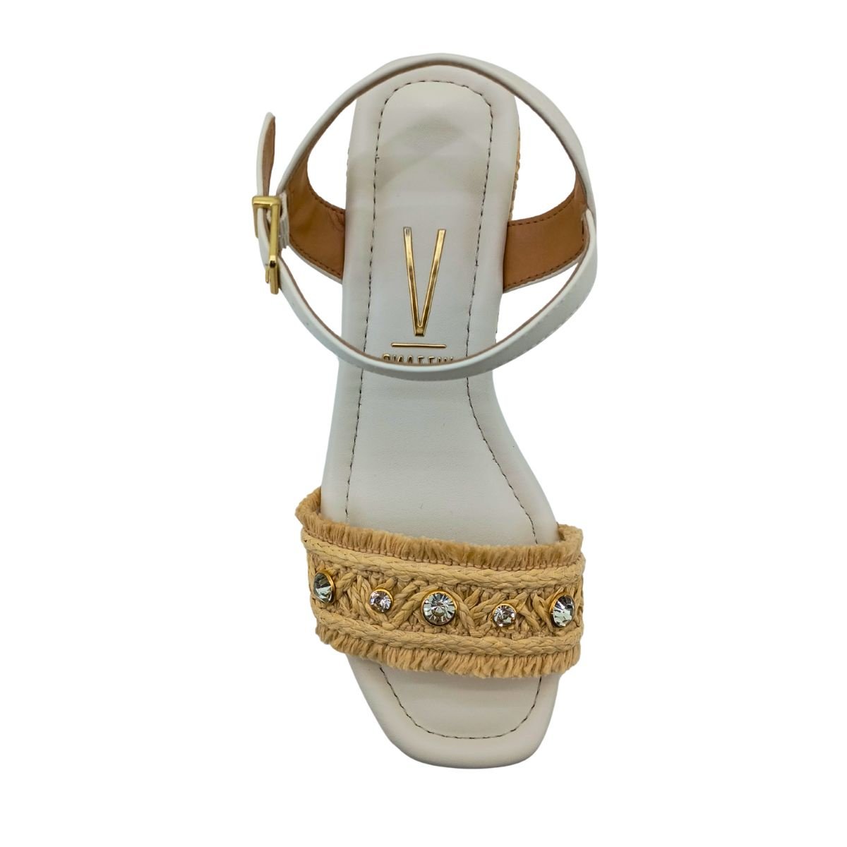 Sandália Bloco Vizzano Palha 6541112 - Feminino Bege 4
