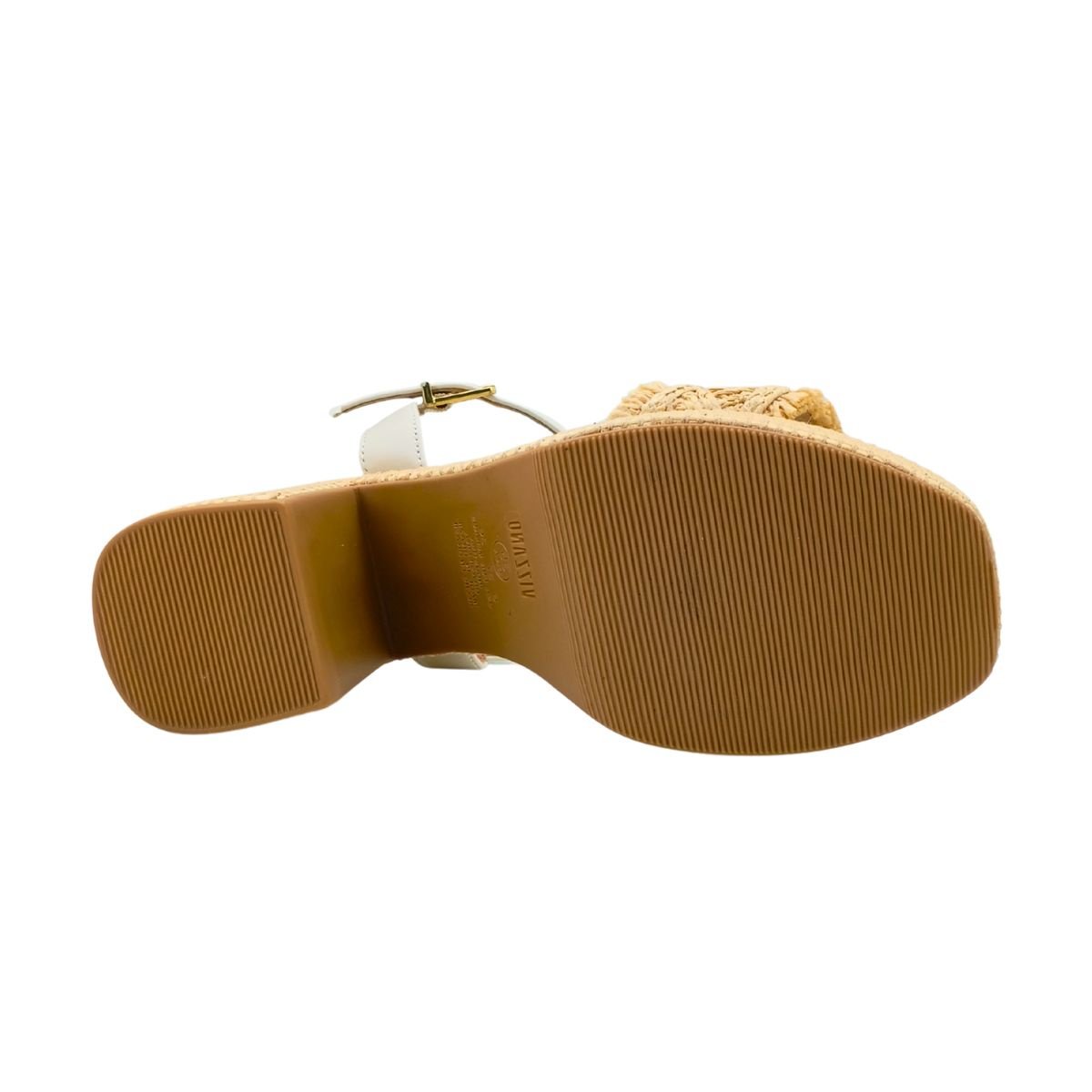 Sandália Bloco Vizzano Palha 6541112 - Feminino Bege 5